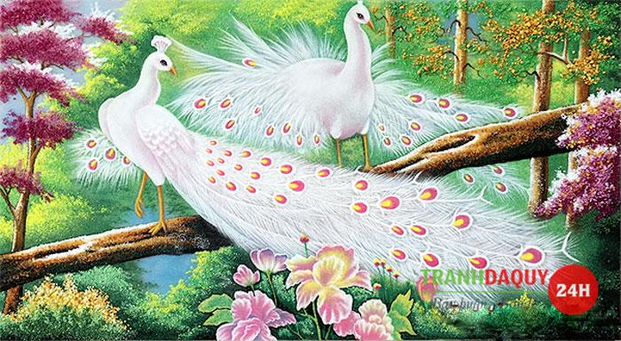 Tranh đá quý đôi công TDQ-201