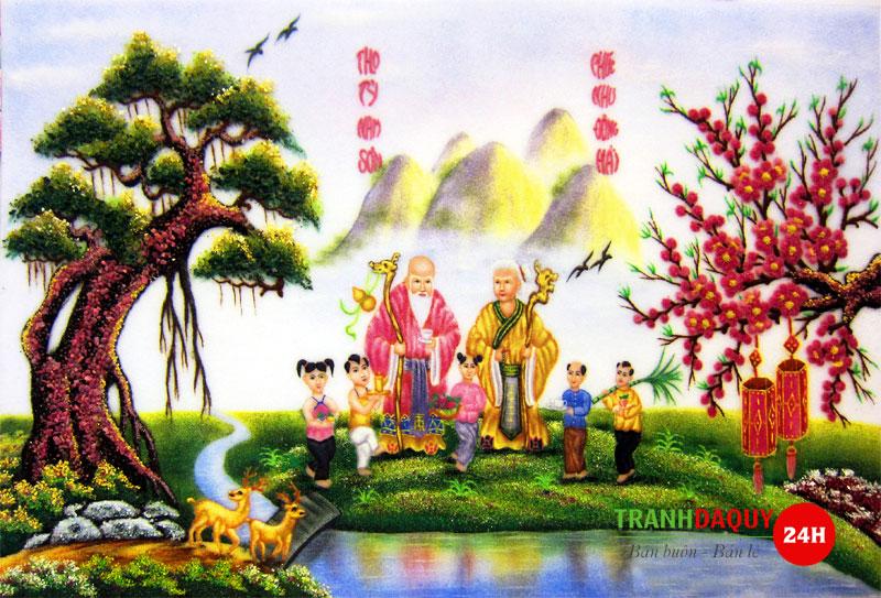 TRANH MỪNG THỌ ÔNG BÀ TDQ-160