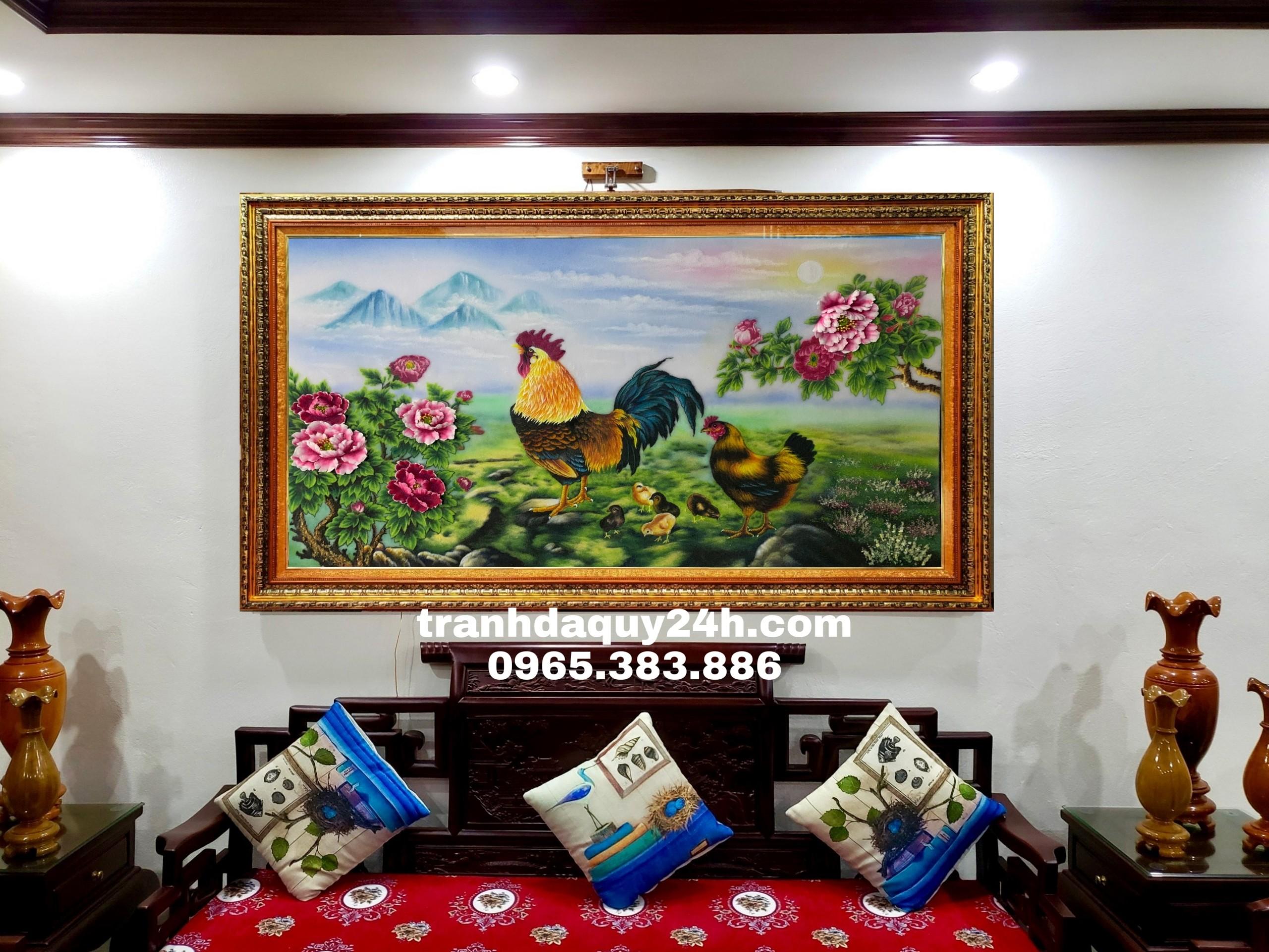 Tranh đá quý TUỔI DẬU TDQ-130