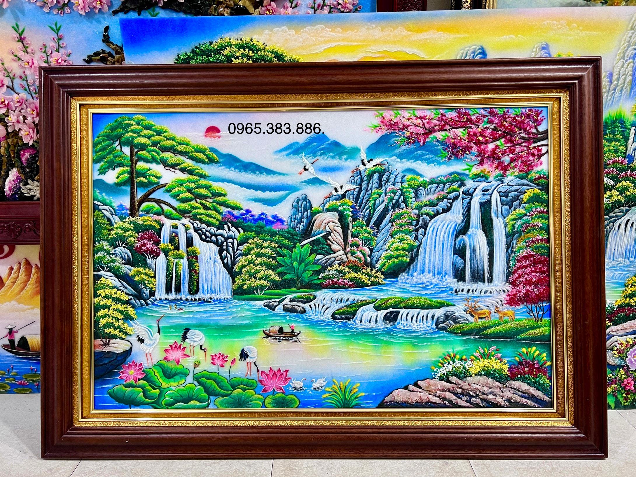Tranh đá quý phong cảnh đẹp nhất C TDQ-053
